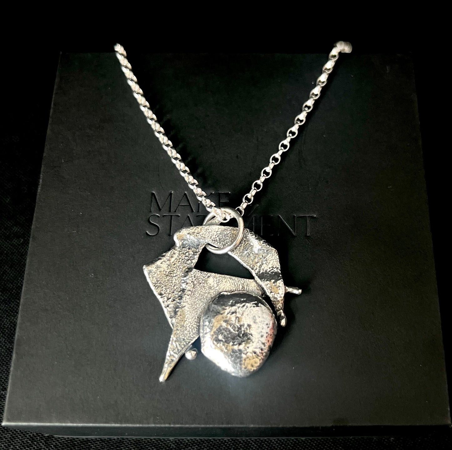 Funky Sterling Silver Necklace