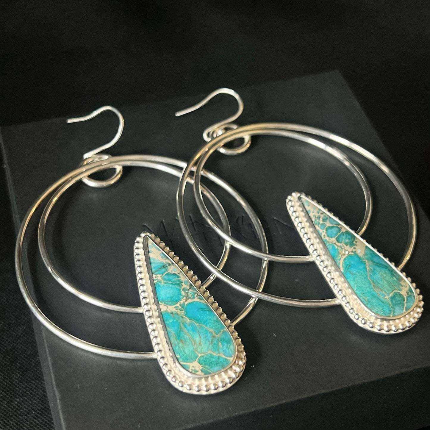 Sea Sediment Sterling Silver Earrings