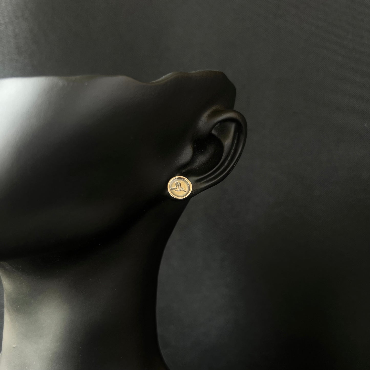 Hummingbird Sterling Silver Stud Earrings