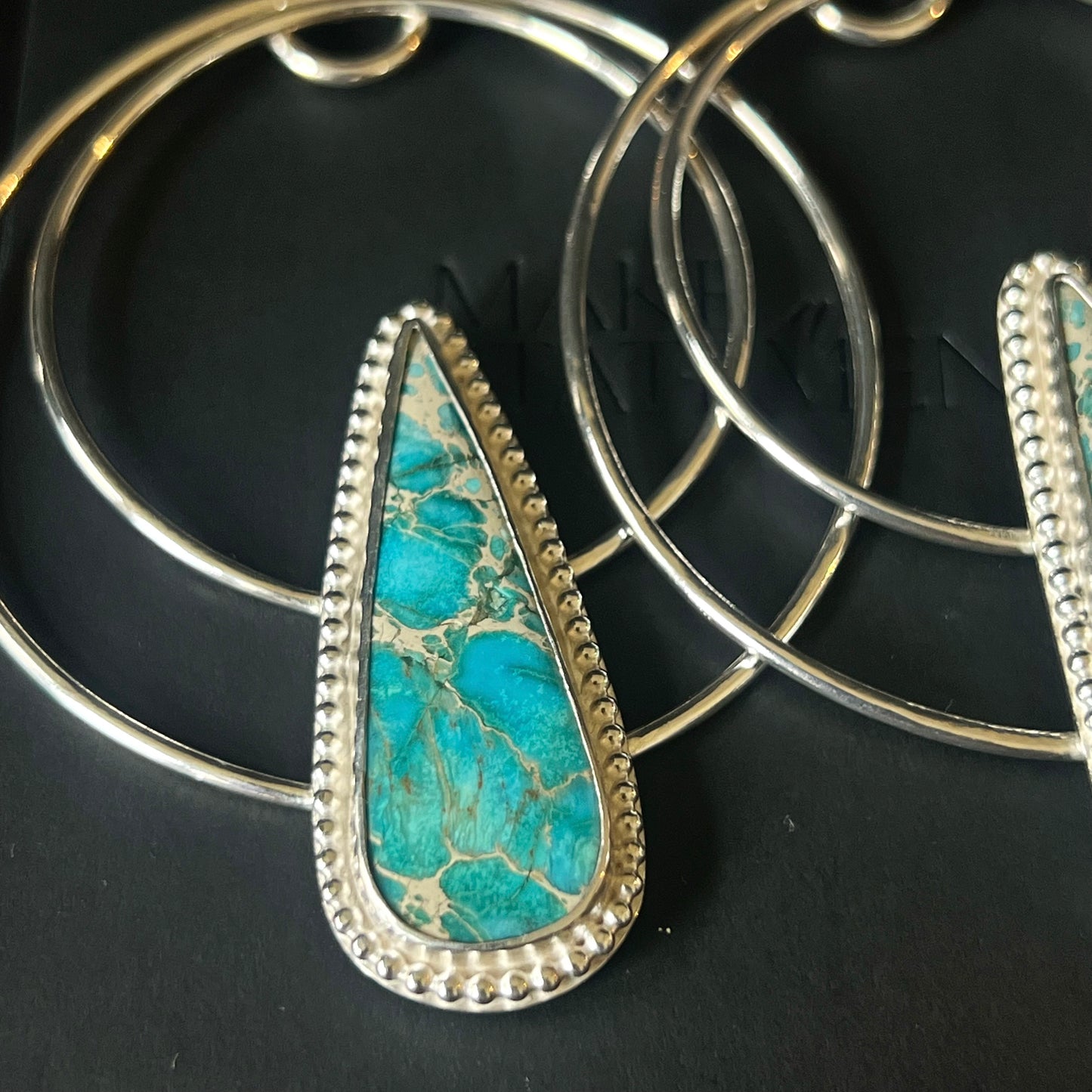 Sea Sediment Sterling Silver Earrings