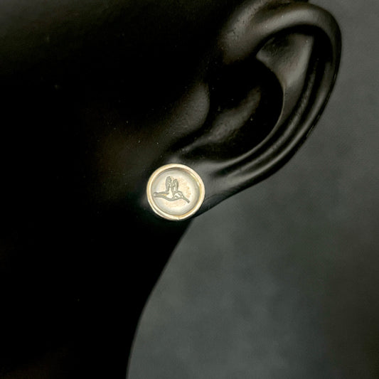 Hummingbird Sterling Silver Stud Earrings