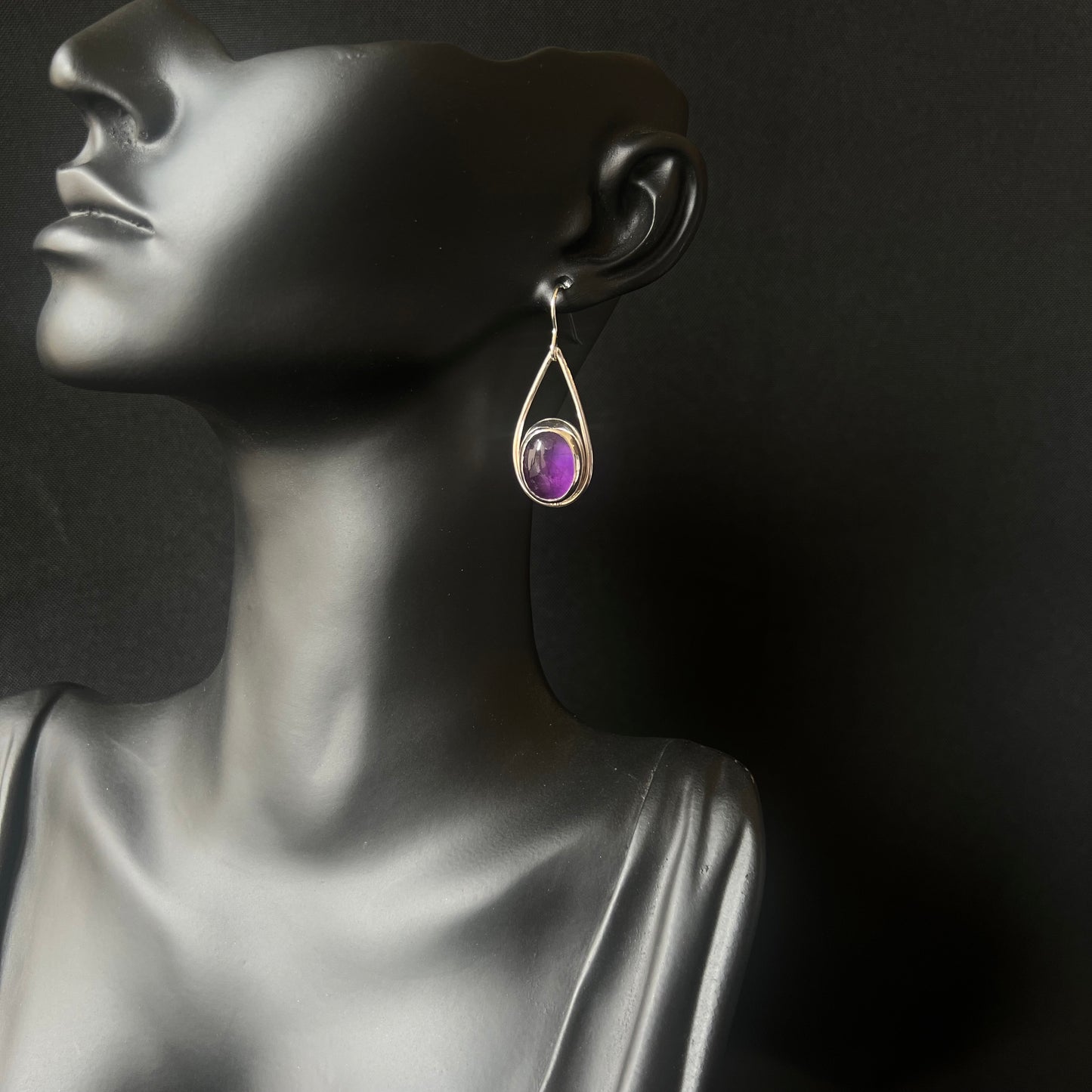 Amethyst Drop Earrings