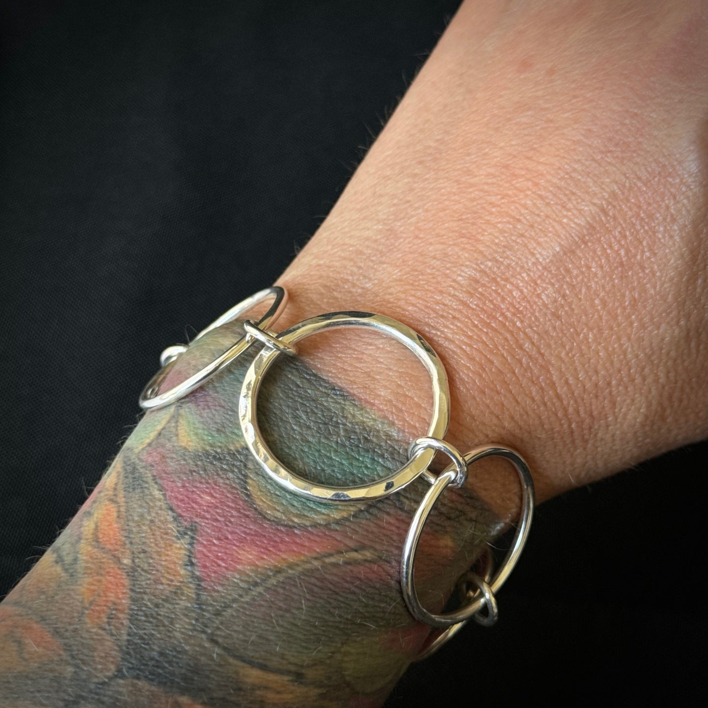 Sterlng Silver Chunky Chain Bracelet