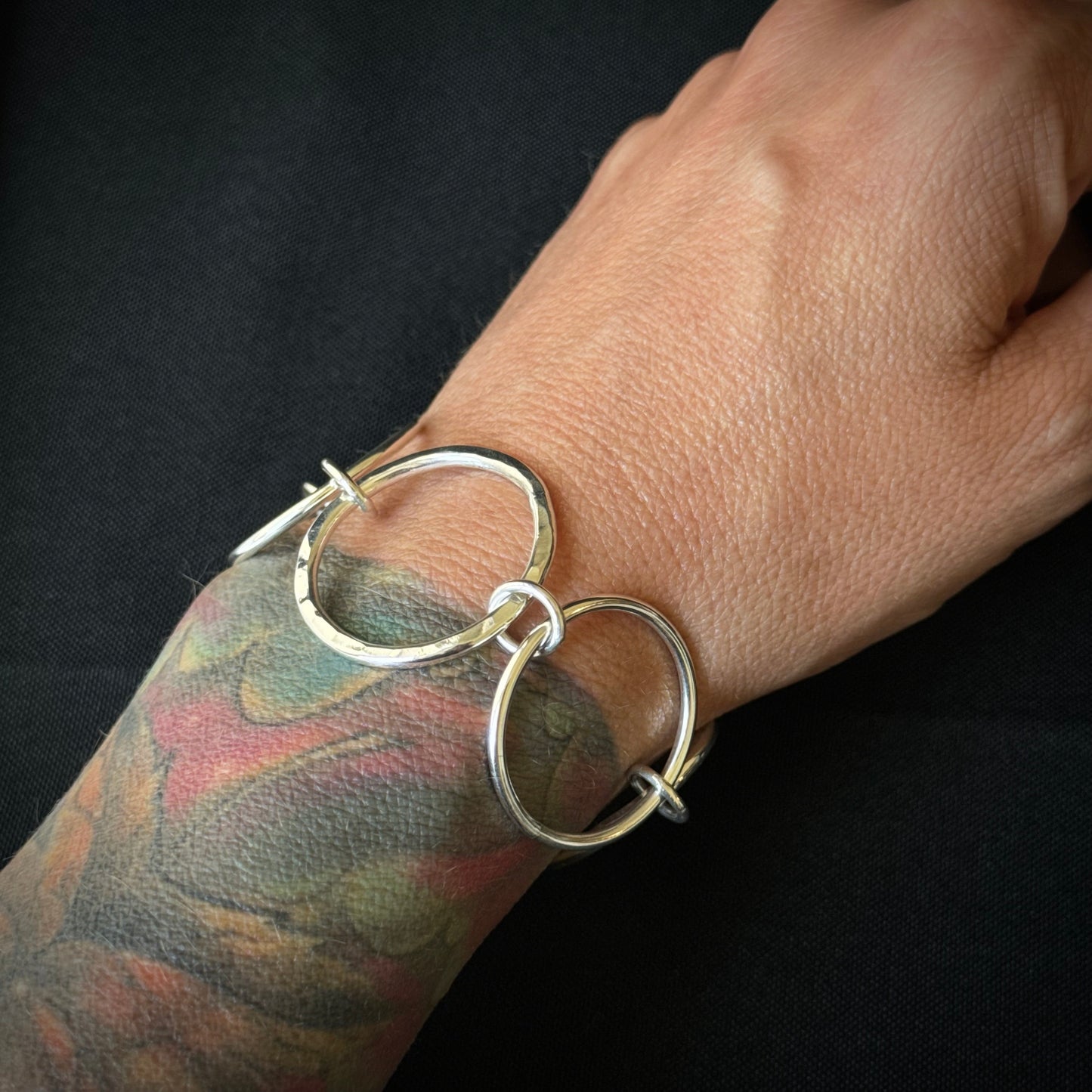 Sterlng Silver Chunky Chain Bracelet