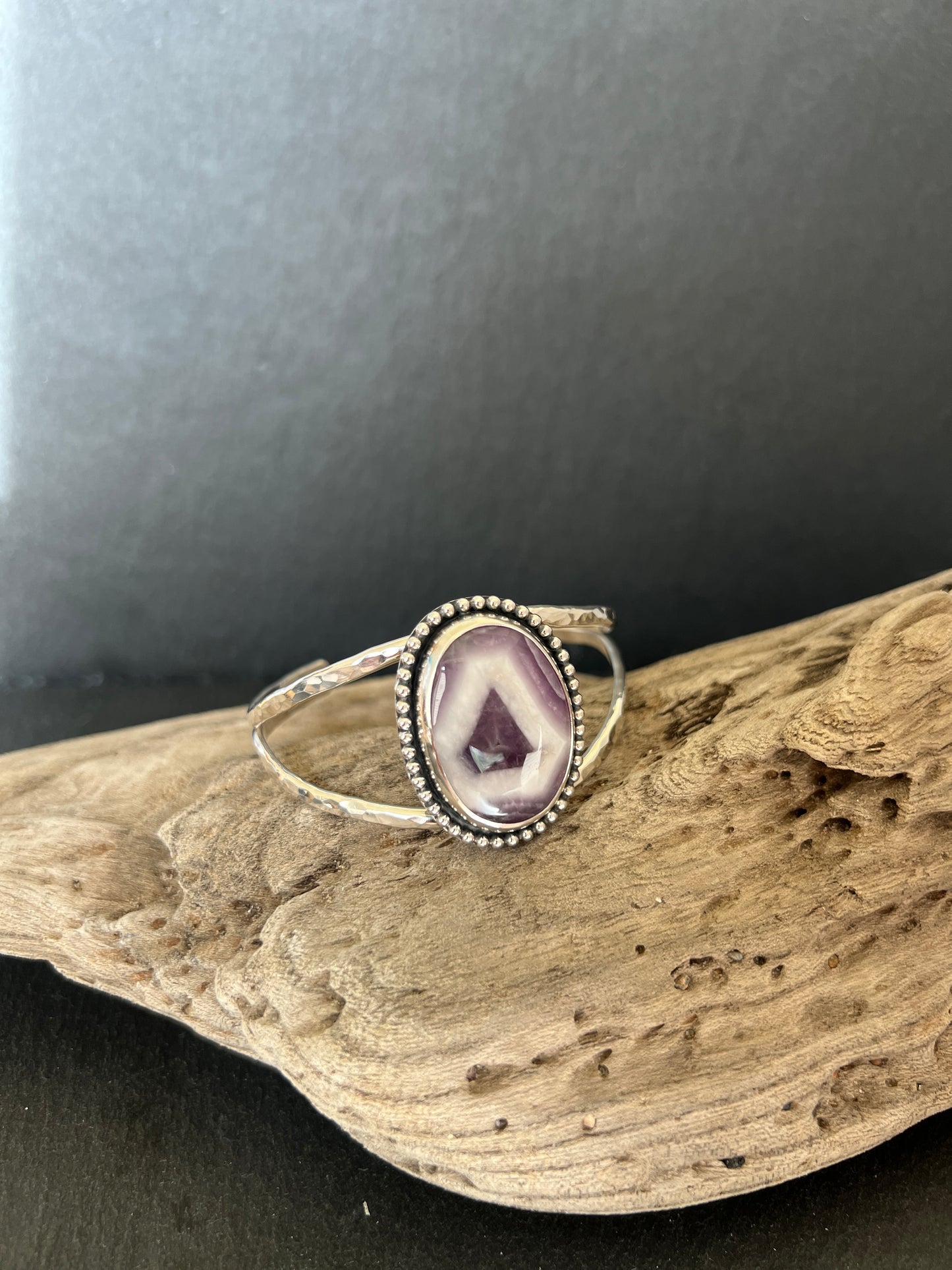 Trapiche Amethyst Cuff