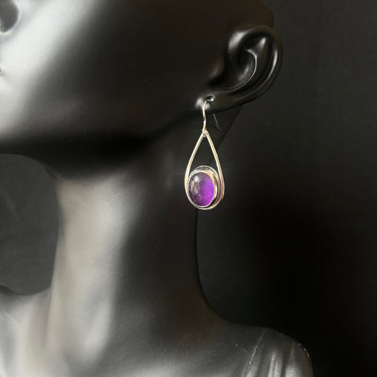 Amethyst Drop Earrings