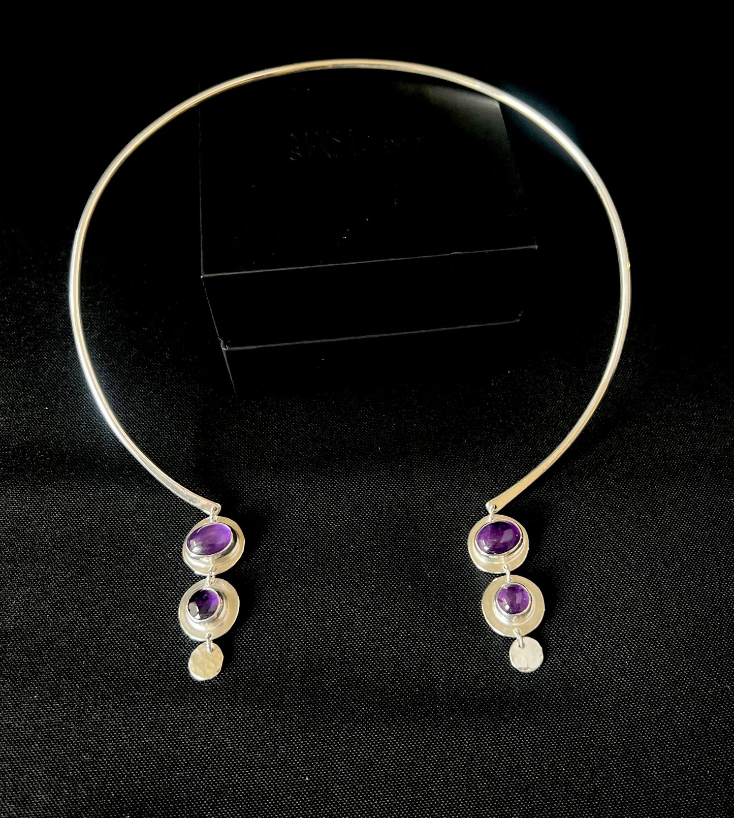 Amethyst Cuff Necklace