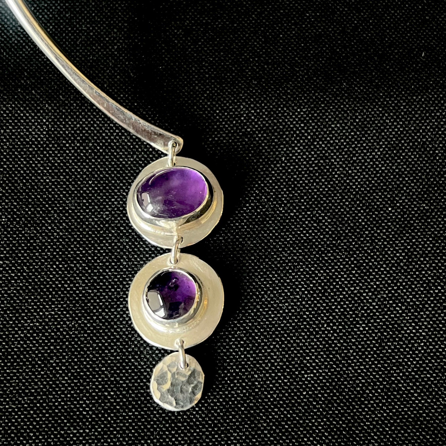 Amethyst Cuff Necklace